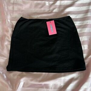 EDIKTED BLACK MINI SKIRT